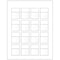 Ziptape Laser Printer Label Sheet Sticker Paper - 2" W x 0.75" H , 160PK ZT-LSL-85-602-10 - alternate 1